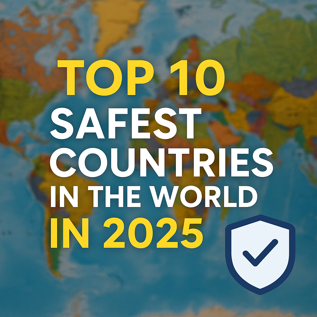 Top 10 Safest Countries in the World in 2025 – Crime Rates, Living Standards & More